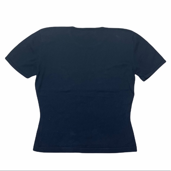 Port International | Vintage 100% Cotton Short Sleeve Knit Sweater top - Picture 4 of 8